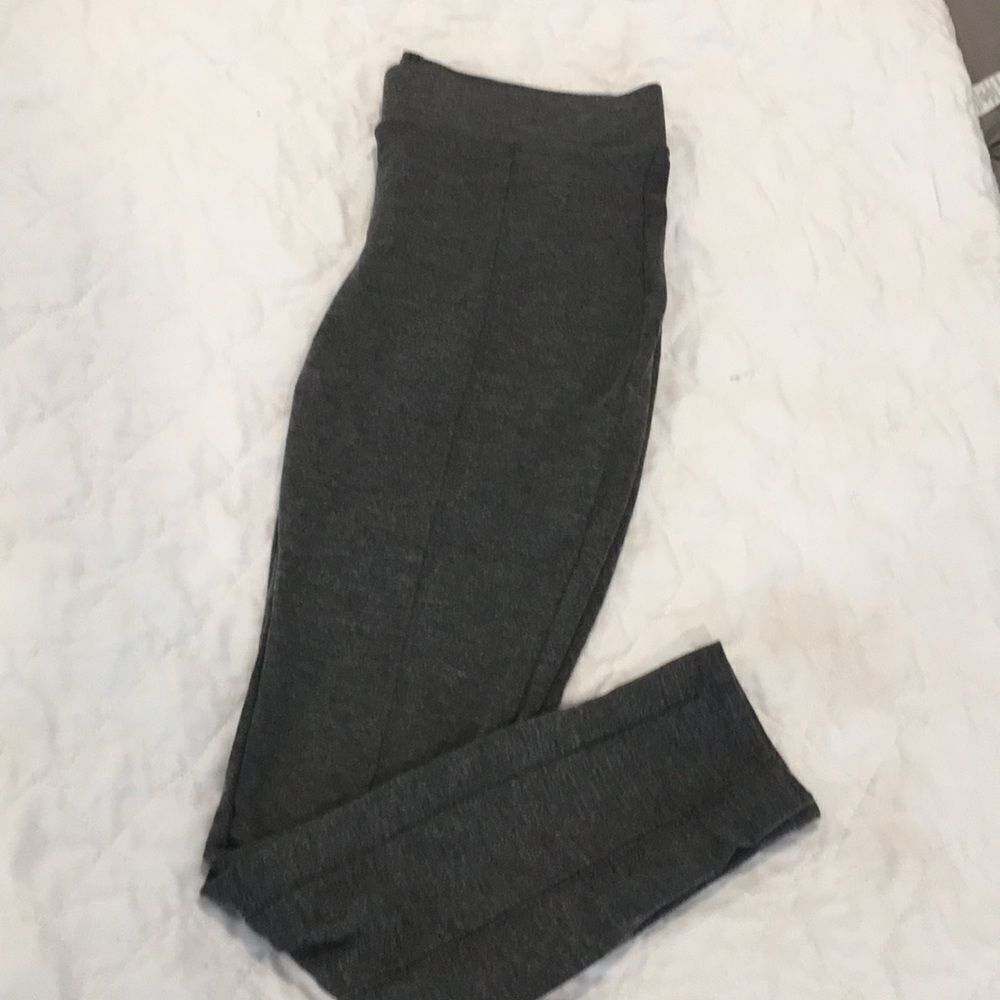 Dark grey cotton spandex pants